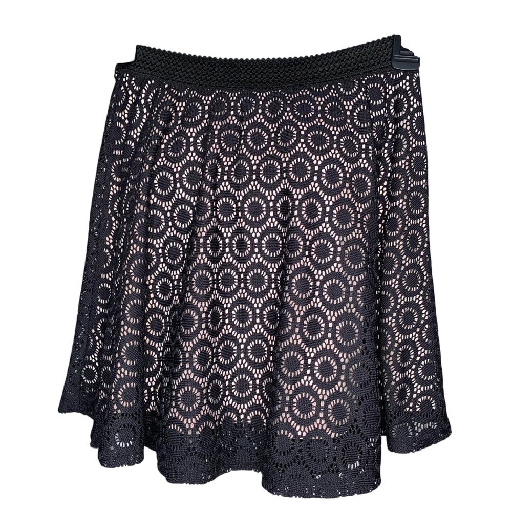 Disney Minnie Rocks the Dots Lace Overlay Skirt Sz XS